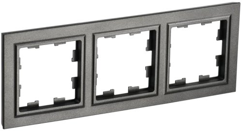 Рамка универсальная IEK Brite РУ-3-БрТБ 3-м. темная бронза фото Рамка универсальная IEK Brite РУ-3-БрТБ 3-м. темная бронза картинка